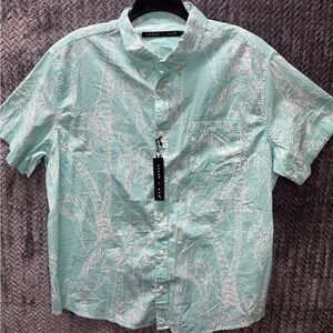 Edgar + Ash Men’s Short Sleeve Button Hawaiian Shirt Size XL NWT